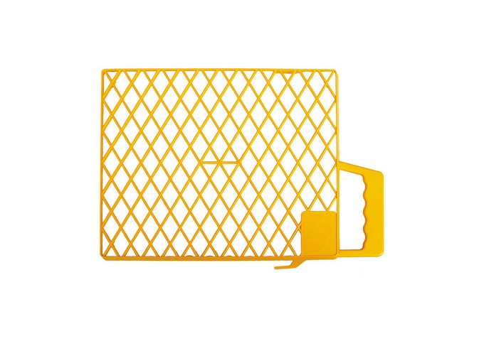 Grille peinture 26x24cm Pantone 1235C Hardy pièce