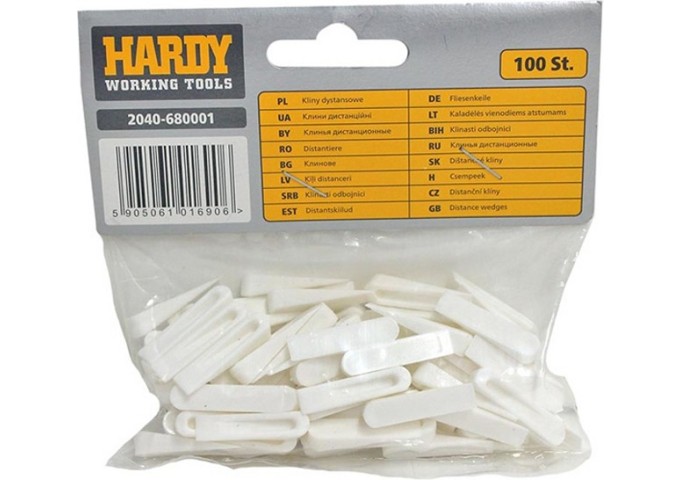 Croisillons de coin pour grands carrelage Hardy 50pièces