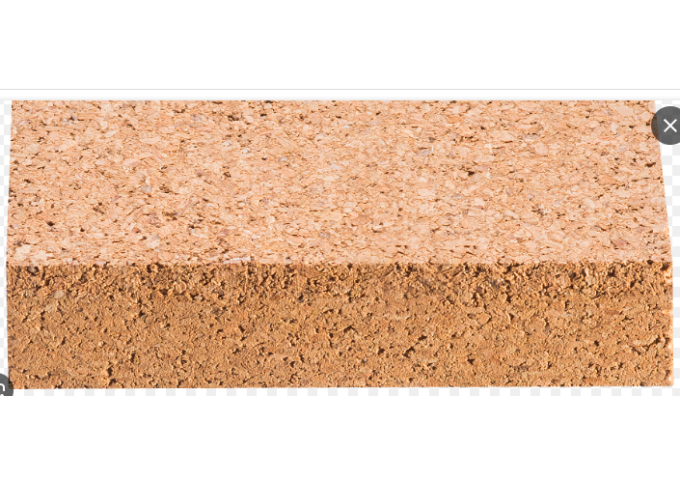 Bloc de ponçage Cork en LIEGE 115x60x25mm pièce