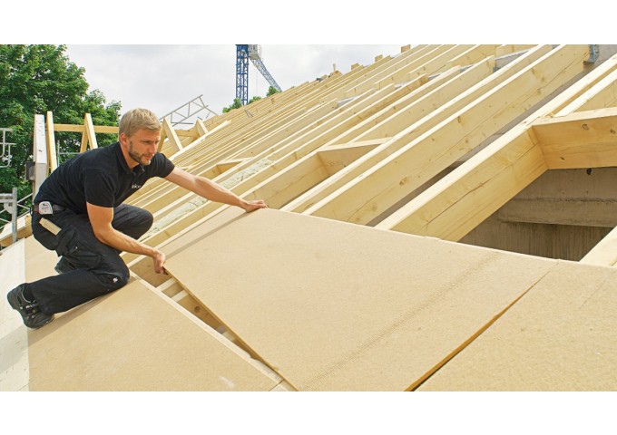 Isolant laine bois RIGIDE 4cm Steico UNIVERSAL Dry 1880x600mm T&M panneau 1.128m²