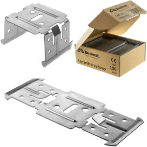 Connecteur-cavalier croise 60/60 budmat/ Boite 200pièces