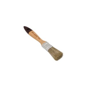 Pinceau plat 25mm pour lasure et vernis avec manche en hêtre Blue Dolphin/ pièce