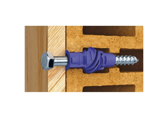 Tire.fond RAWLPLUG 4ALL 14x70mm tête hexagonale avec cheville universelle boite 10pièces