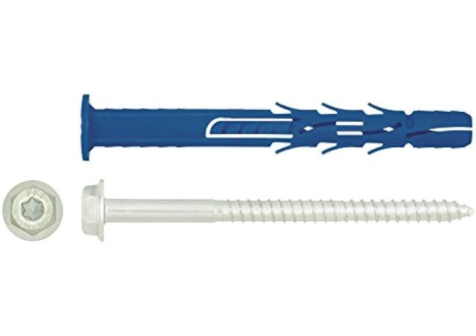 Tire.fond RAWLPLUG R.FF1 K 10x80mm tête cruciforme + colerette + cheville universelle boite 50pièces