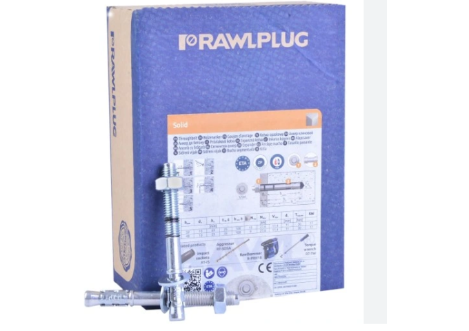Goujon d'ancrage en acier 10X95mm R.XPT 10095.25 Rawlplug 50pièces