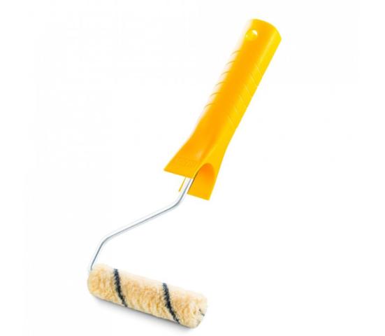 Rouleau peintre 15mm Universel Hardstar 10cm + manche jaune Hardy pièce