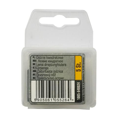 Lames carrées 15mm pour scie Hardy 5pièces