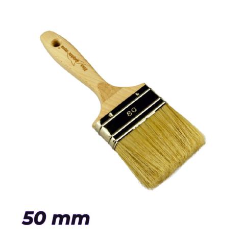 Pinceau Plat 50mm pour lasure et vernis Blue Dolphin pièce