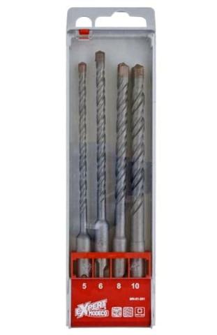 Set de 4 mèches béton SDS+ 6.8.10.12mm Modeco Expert