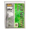 Plastique.Bache protection 4x5mètres 12microns Hardy pièce 20m² de 177grammes