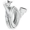 Rallonge électrique blanche pièce 5mètres