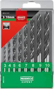 Set de 8 mèches à bois 3.10mm Modeco Expert