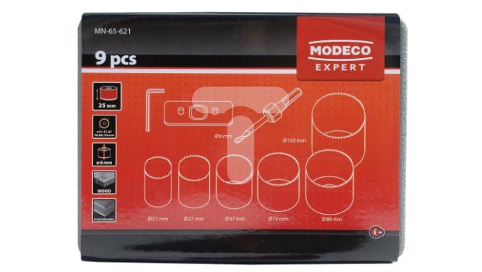 Set de 11 scies à cloches pour bois de diamètre 19 à 64mm Modeco