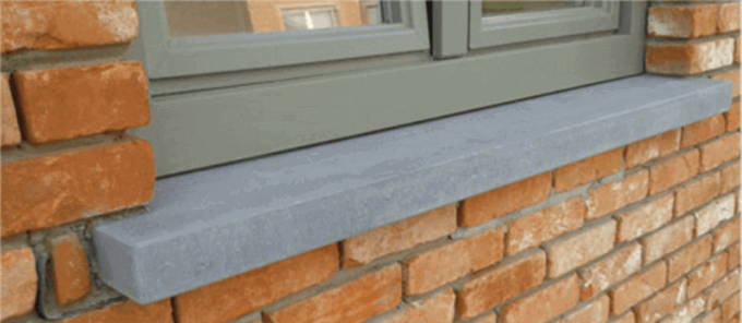 Bluestone 175x25x4cm pierre bleue chinois couvre mur.seuil pièce