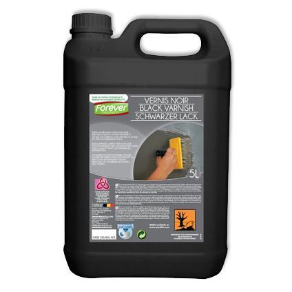 Vernis noir Forever 5 litres