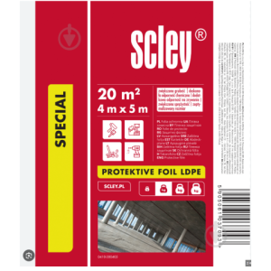 Plastique-Bache protection 4x5mètres 40microns Hardy/ pièce 20m² de 480grammes