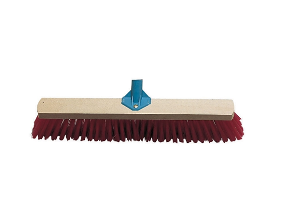 Brosse.Balai industrielle poils rouge 60cm pièce