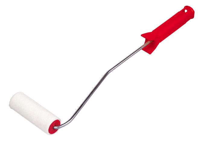 Rouleau 30mm sur 10cm avec manche VELUR pour peintures avec solvants Hardy pièce