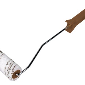 Rouleau 30mm Mikrofaza 10cm avec manche 40cm pour vernis et peintures à l'eau Hardy/ pièce