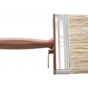 Brosse 10cm pour lasure et vernis avec manche en résine Hardy/ pièce