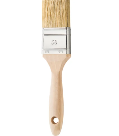 Pinceau Plat 50mm LACKE peinture à l'huile et émail Epaisseur poils 20mm Hardy pièce