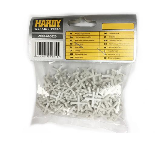 Croisillons carrelage 2mm Hardy 200pièces