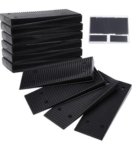 Cales noire 30x60mm pour travaux de carrelage Hardy 40pièces