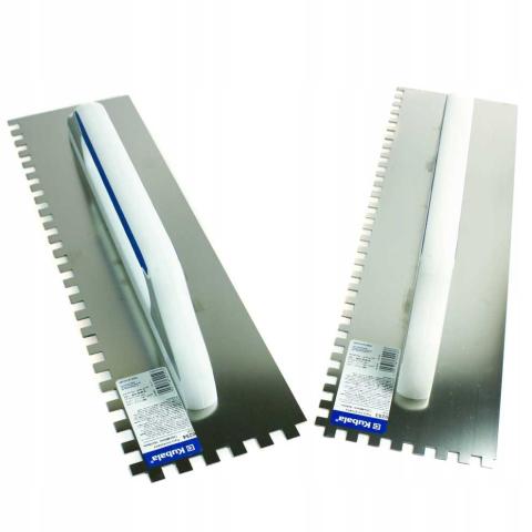 Platresse Dentelée 10x10mm en acier 480x130mm Kubala 0254 pièce