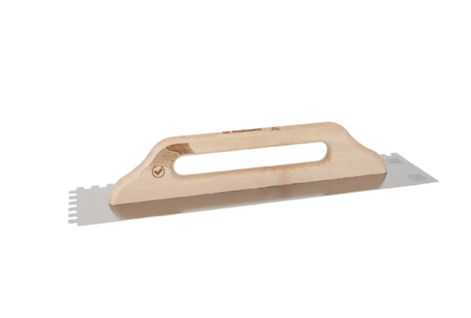 Platresse Dentelée 6x6mm en acier 480x130mm Kubala 5409 pièce