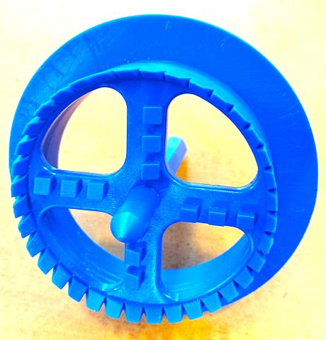 Fraise PVC BLEU 67mm pour pose bouchon EPS NOIR et Laine Roche pièce