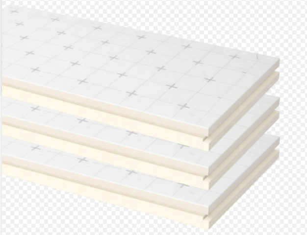 Isolant PIR 12cm Elevate RESISTA AK.CW ALU 0022 T&M 1200x600mm pur Panneau 0.72m²