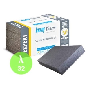 ISOLANT FACADE EPS KNAUF 220mm THERM EXPERT XTHERM GRIS 032/ 1m²