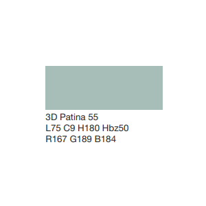 Crepis CAPAROL Indeko-plus weiß K15 3D Patina 55 L=75 1.5mm/ Seau 25kg