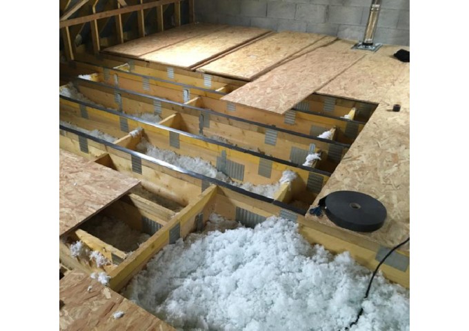 Bande Résiliante 70x3mm autocollante insonorisation Rouleau 30mètres