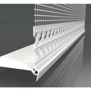 Rail/Corniere départ LW66 PVC 200x13x5.5cm 2mètres/ ballot 50mètres